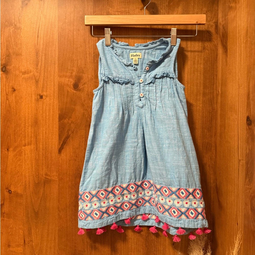 Hatley Light Blue Dress- 5T